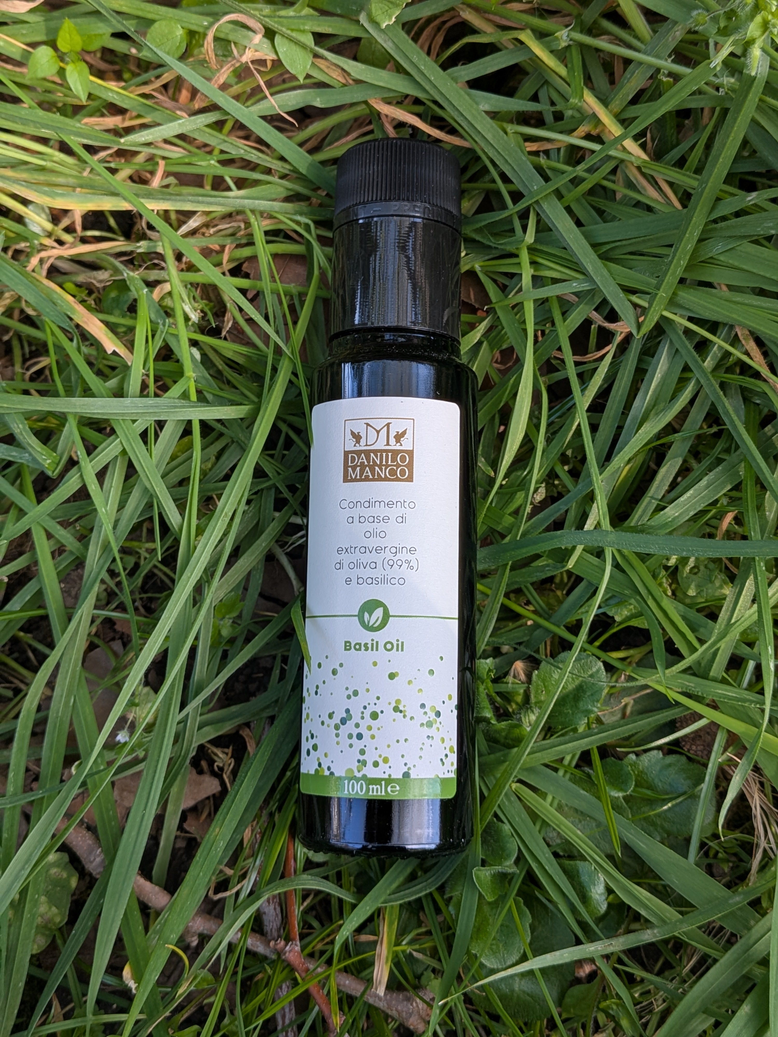 Danilo Manco Italian basil oil Basilico 100ml bottle – Mobu