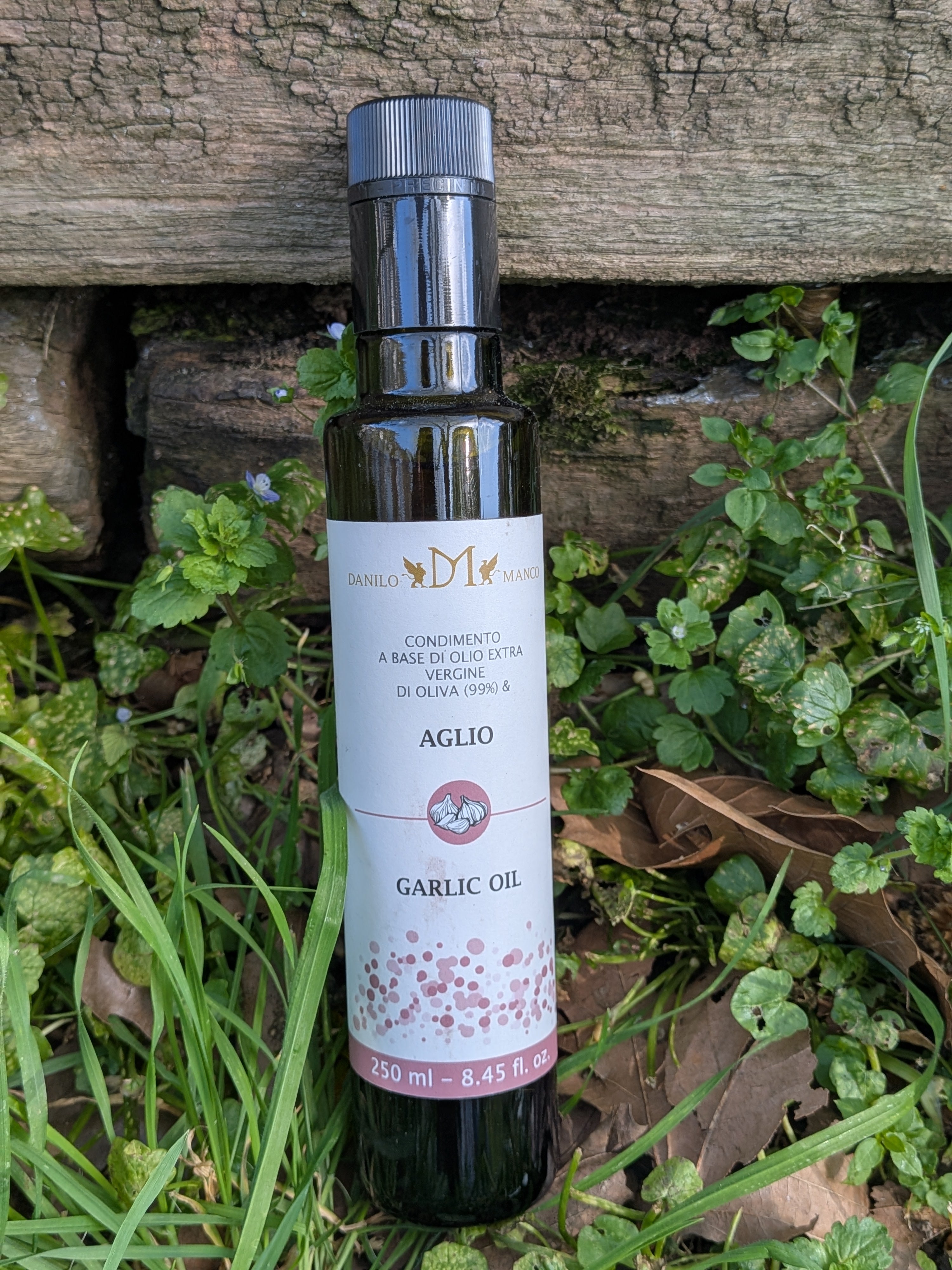 Danilo Manco Italian garlic oil Aglio 250ml bottle – Mobu